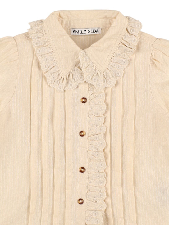 Emile & Ida Embroidered cotton shirt