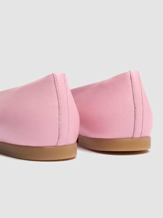 Versace Leather ballerinas