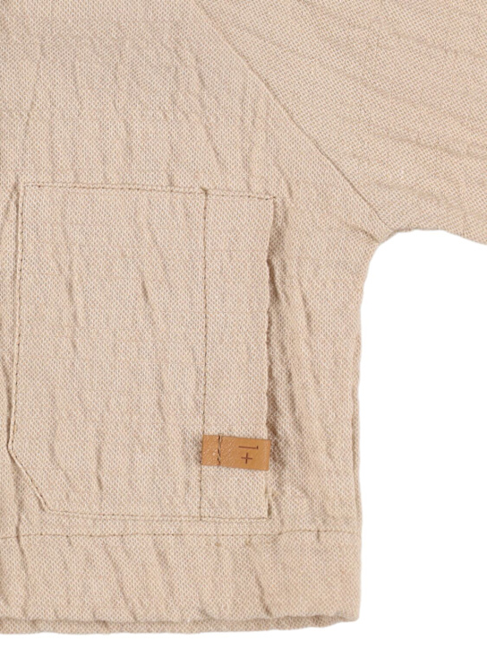 1 + IN THE FAMILY Cotton blend hooded jacket