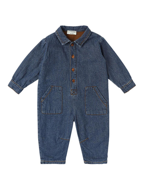 1 + IN THE FAMILY Cotton denim romper