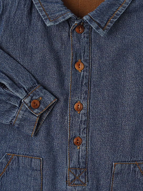 1 + IN THE FAMILY Cotton denim romper