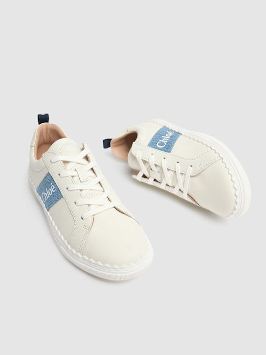 Chloé Leather sneakers w/logo 6 Chloé Leather sneakers w/logo