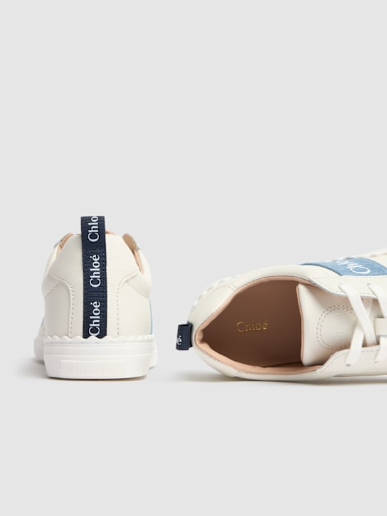 Chloé Leather sneakers w/logo 8 Chloé Leather sneakers w/logo