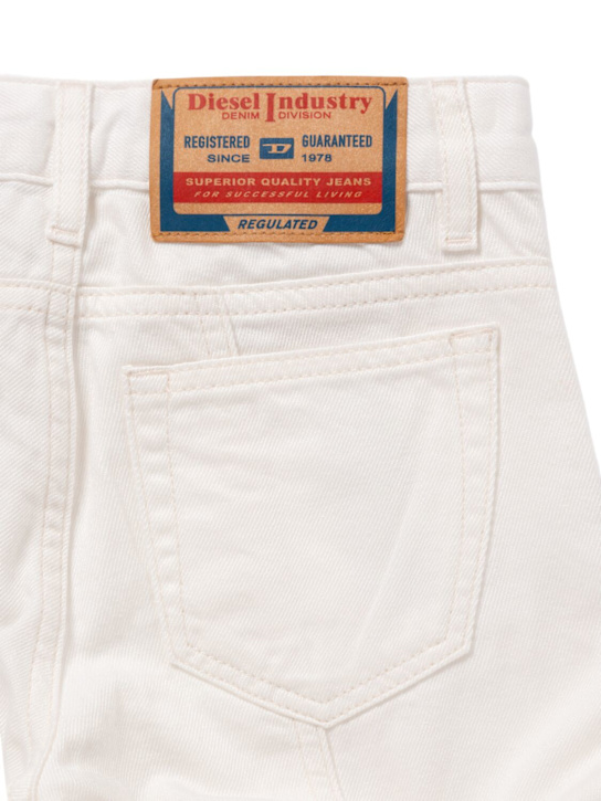 Diesel Kids Cotton wide jeans