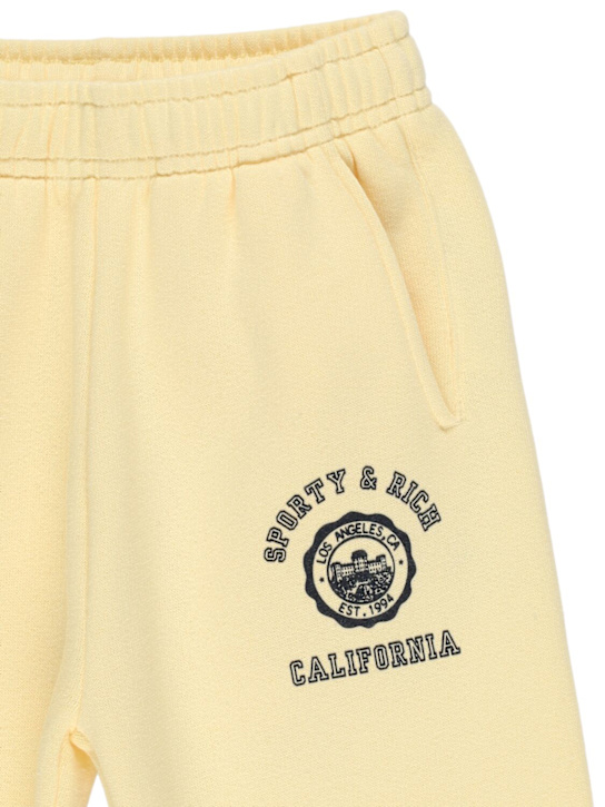 Sporty & Rich California Emblem cotton sweatpants