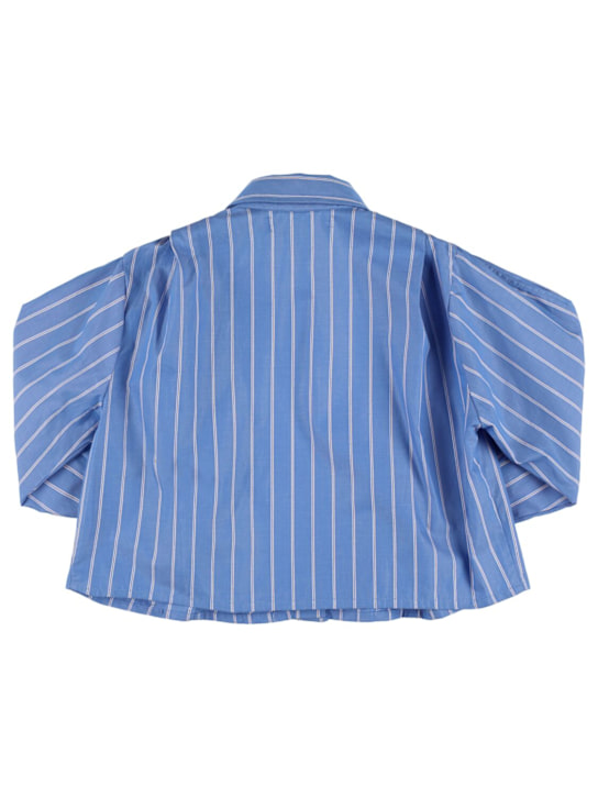 TANGERINE Striped seersucker long sleeve shirt 3 TANGERINE Striped seersucker long sleeve shirt
