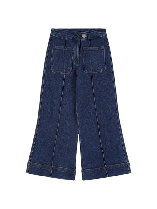 TANGERINE Stonewashed wide leg jeans