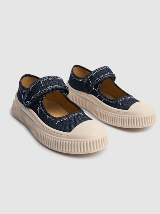 Marni Junior Cotton denim Mary Janes