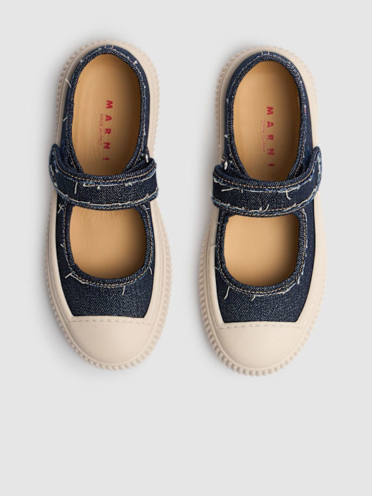 Marni Junior Cotton denim Mary Janes 3 Marni Junior Cotton denim Mary Janes