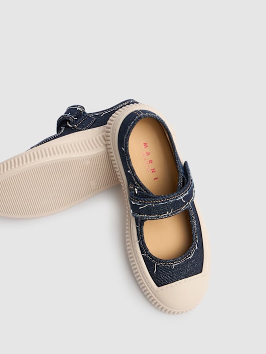 Marni Junior Cotton denim Mary Janes 4 Marni Junior Cotton denim Mary Janes