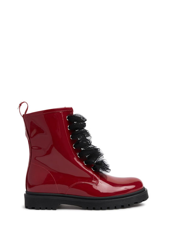 Monnalisa Patent leather boots