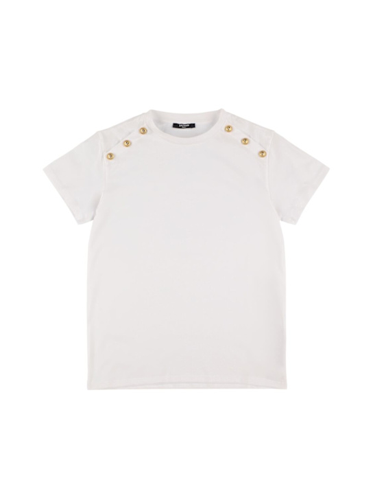 Balmain Cotton jersey t-shirt w/logo 4 Balmain Cotton jersey t-shirt w/logo