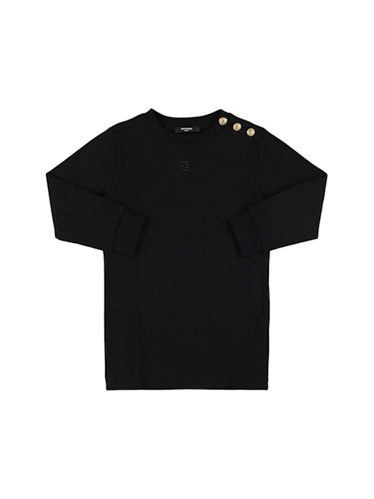 Balmain Cotton dress w/logo
