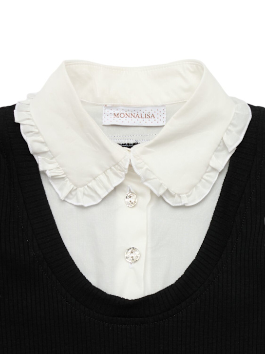 Monnalisa Viscose blend shirt dress