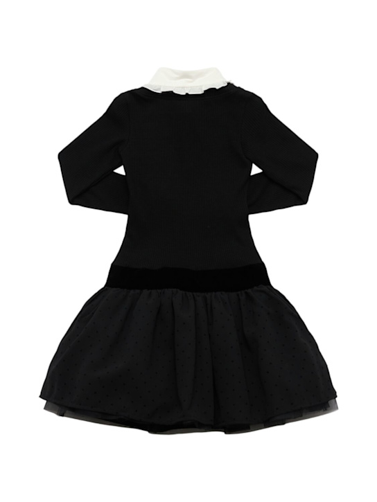 Monnalisa Viscose blend shirt dress 3 Monnalisa Viscose blend shirt dress