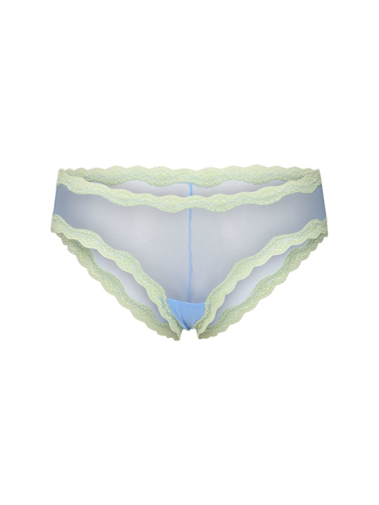 Fleur Du Mal Sheer tulle briefs