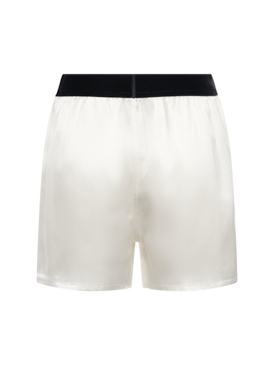Tom Ford Logo silk satin mini shorts 9 Tom Ford Logo silk satin mini shorts