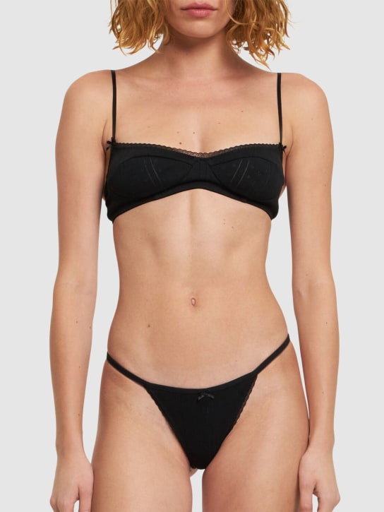 Cou Cou The Balconette organic cotton bra