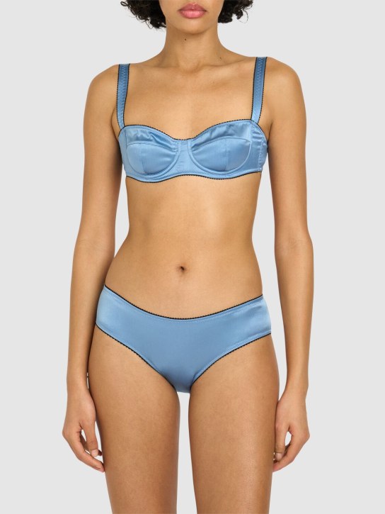 Dolce&Gabbana Silk satin balconette bra