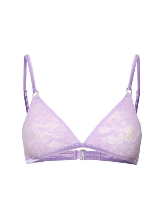 Fleur Du Mal Le Stretch lace triangle bra