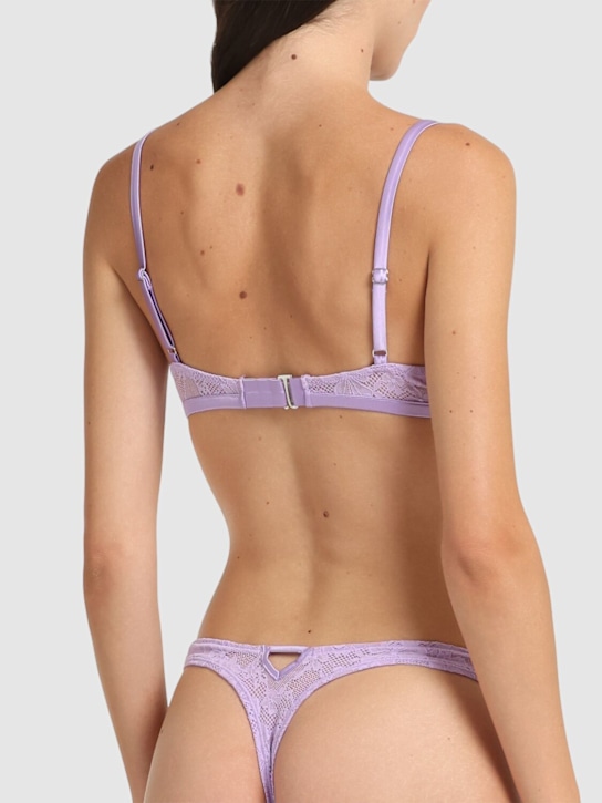 Fleur Du Mal Le Stretch lace triangle bra