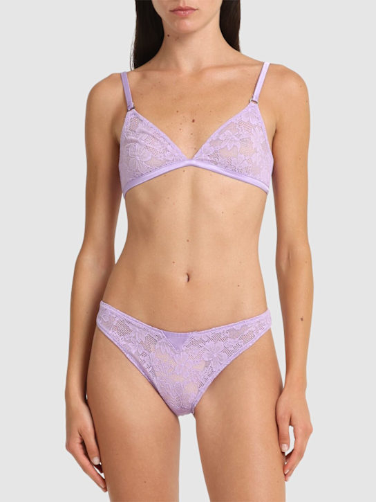 Fleur Du Mal Le Stretch lace thong