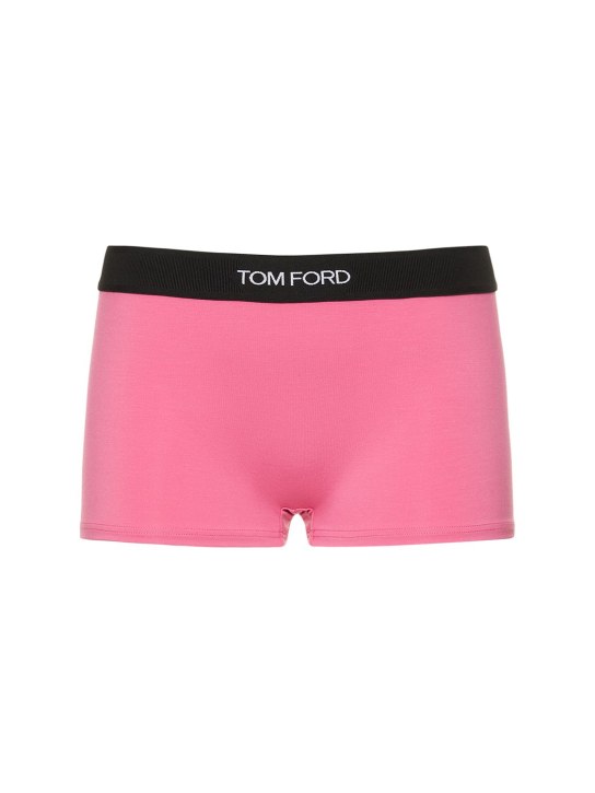 Tom Ford Logo modal jersey hot pants