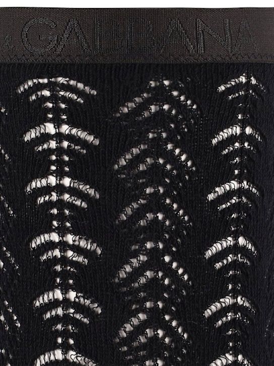 Dolce&Gabbana Cotton blend lace tights