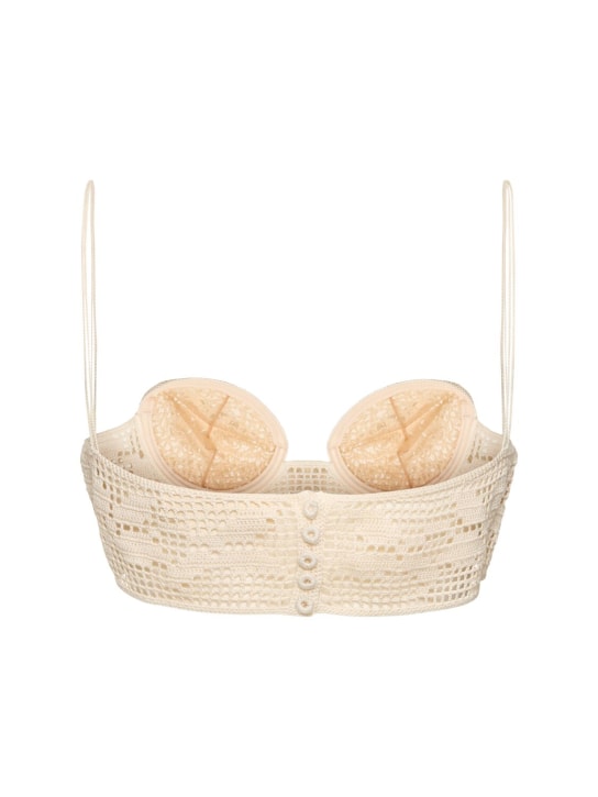 Magda Butrym Crochet bra top 5 Magda Butrym Crochet bra top