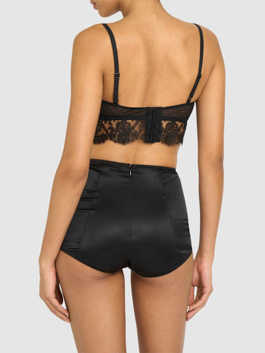 Dolce&Gabbana High waist stretch silk satin briefs 3 Dolce&Gabbana High waist stretch silk satin briefs
