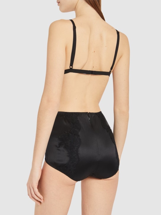 Dolce&Gabbana Silk satin stretch briefs w/lace detail 3 Dolce&Gabbana Silk satin stretch briefs w/lace detail