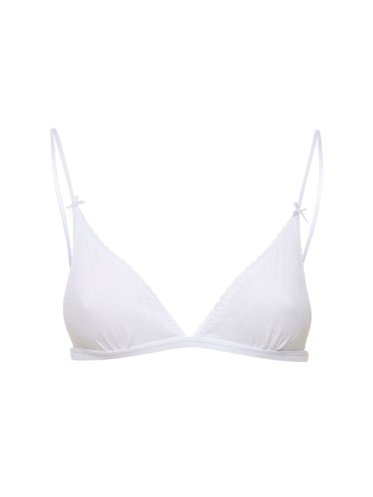 Cou Cou The Triangle organic cotton bra