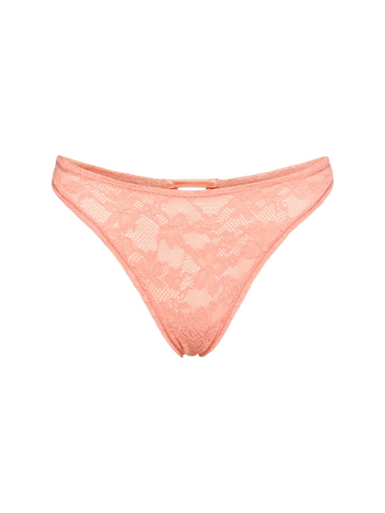 Fleur Du Mal Le Stretch lace high rise thong