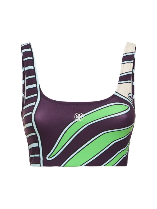 Tory Sport Printed tech bra top