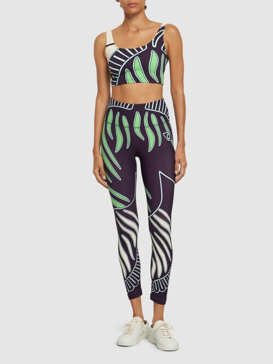 Tory Sport Printed tech bra top