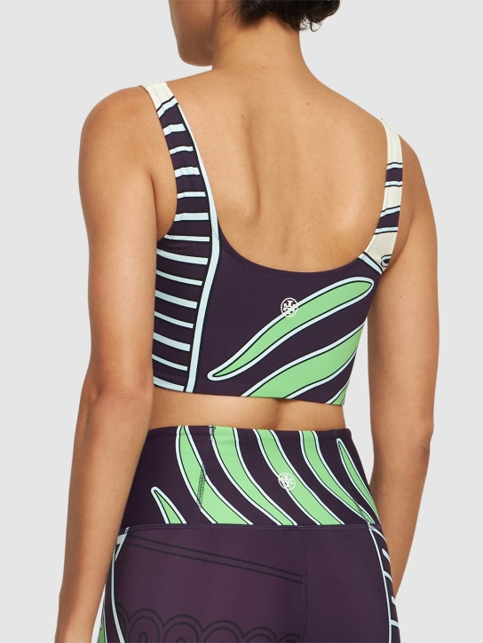 Tory Sport Printed tech bra top 3 Tory Sport Printed tech bra top