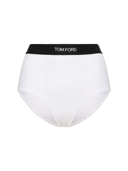 Tom Ford Logo modal jersey high rise briefs