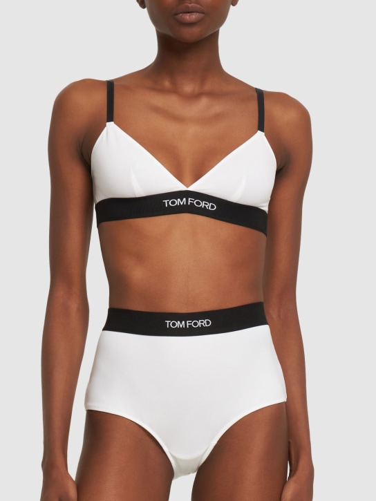 Tom Ford Logo modal jersey high rise briefs