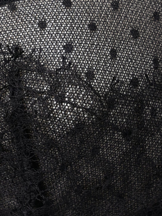 Dolce&Gabbana Tulle plumetis & lace balconette bra