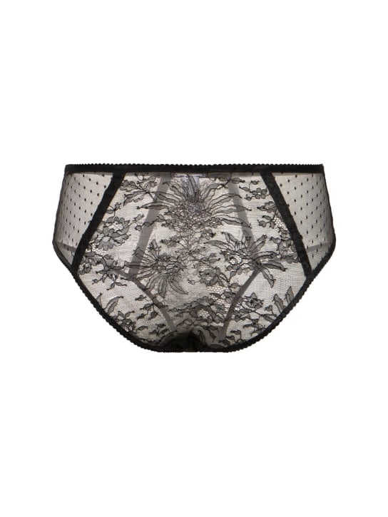 Dolce&Gabbana Tulle plumetis & lace briefs 5 Dolce&Gabbana Tulle plumetis & lace briefs