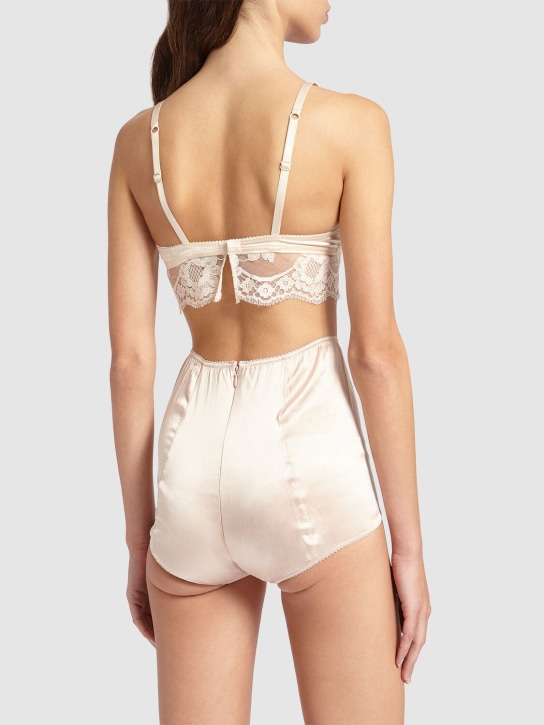 Dolce&Gabbana Stretch silk satin triangle bra 3 Dolce&Gabbana Stretch silk satin triangle bra