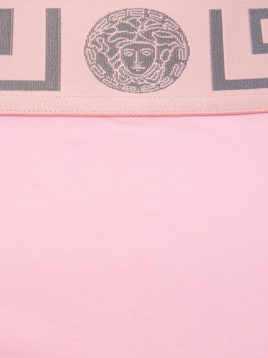 Versace Greca stretch jersey high rise briefs