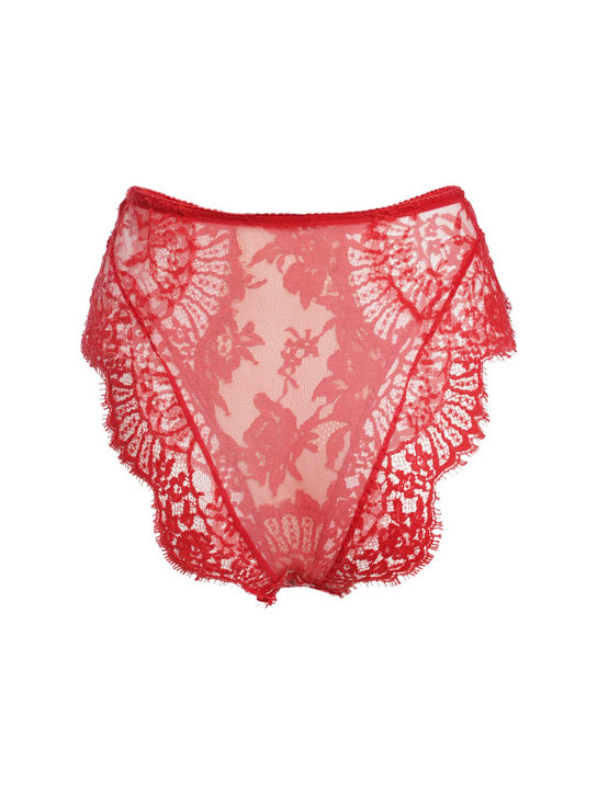 Dolce&Gabbana Lace & tulle high waist briefs 4 Dolce&Gabbana Lace & tulle high waist briefs