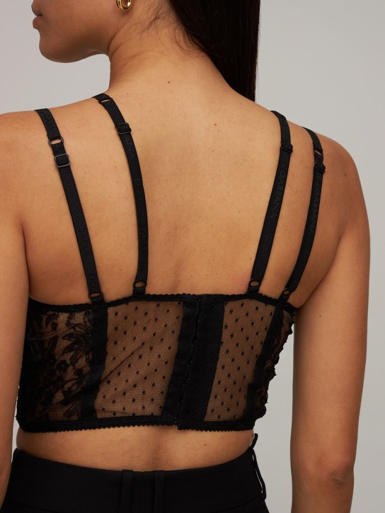 Dolce&Gabbana Lace & tulle double strap bralette 3 Dolce&Gabbana Lace & tulle double strap bralette