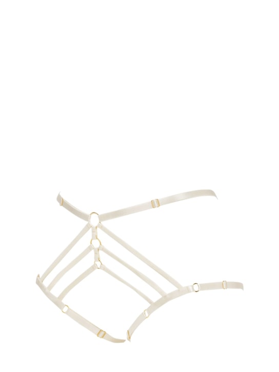 Bordelle Art Deco open satin briefs 5 Bordelle Art Deco open satin briefs