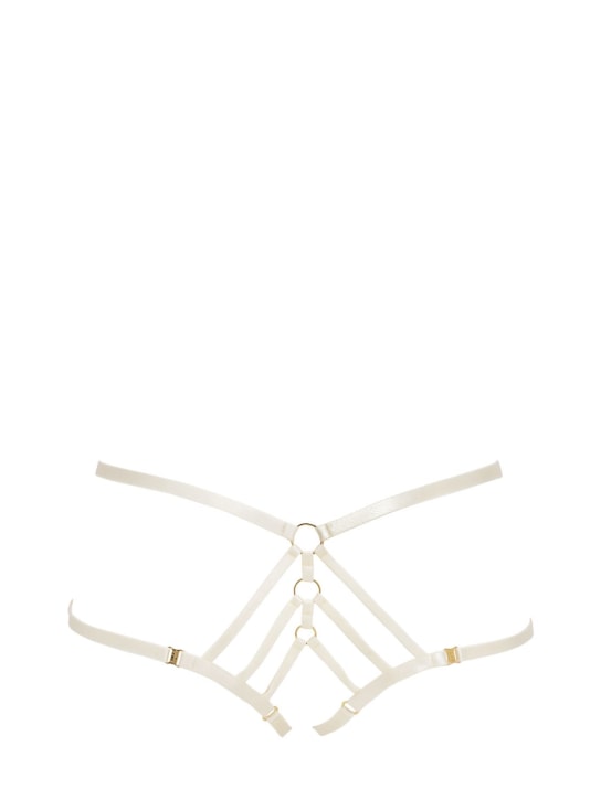 Bordelle Art Deco open satin briefs 6 Bordelle Art Deco open satin briefs