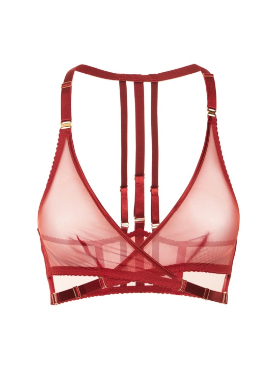Bordelle Art Deco mesh wrap bra