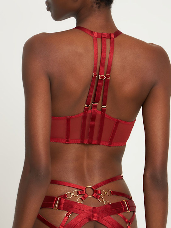 Bordelle Art Deco mesh wrap bra 3 Bordelle Art Deco mesh wrap bra