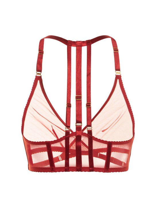 Bordelle Art Deco mesh wrap bra 5 Bordelle Art Deco mesh wrap bra