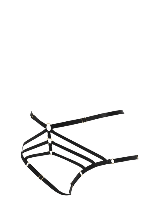 Bordelle Art Deco open satin briefs 3 Bordelle Art Deco open satin briefs